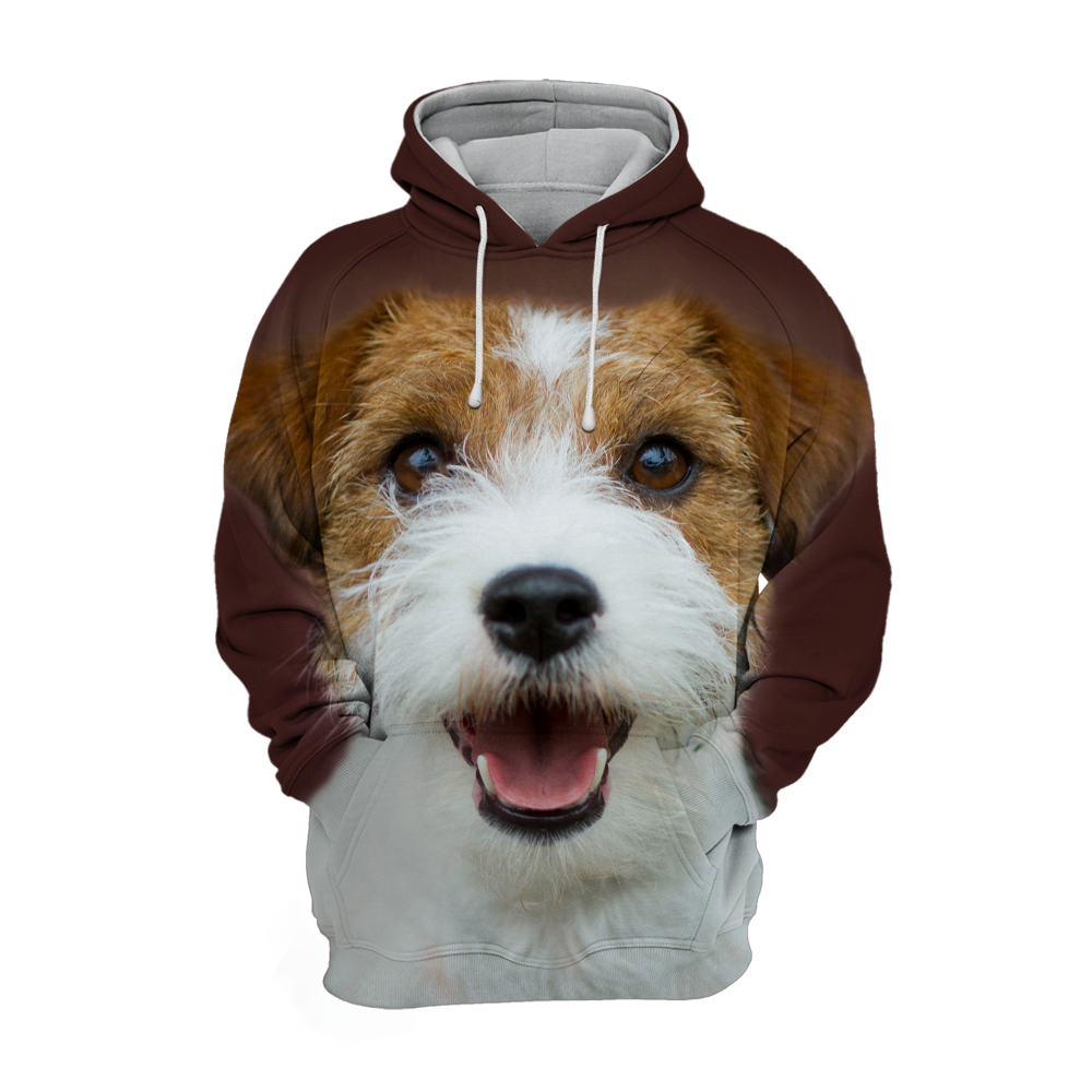 Unisex Honden Hoodie | Jack Russell Terrier Portrait