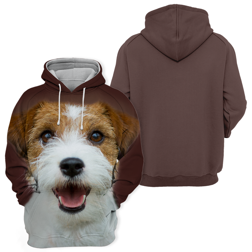 Unisex Honden Hoodie | Jack Russell Terrier Portrait