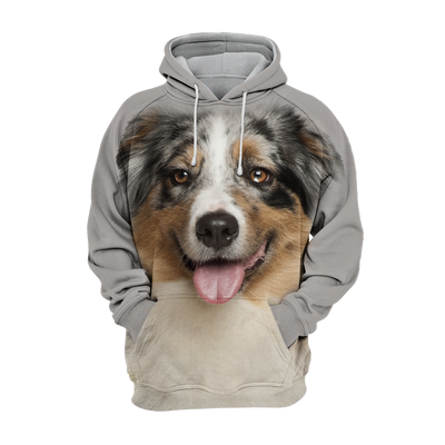 Unisex Honden Hoodie | Australian Shepherd Cute