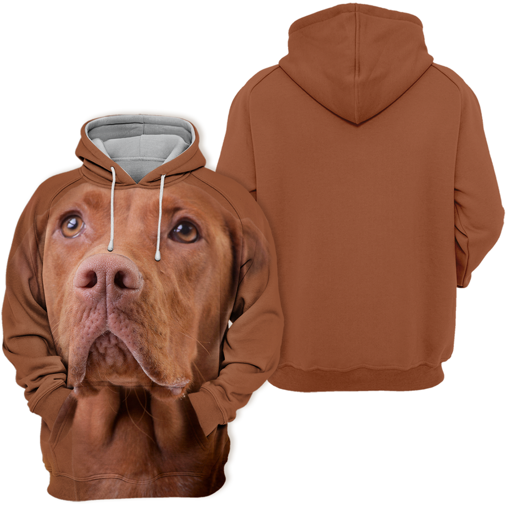 Unisex Honden Hoodie | Vizsla Hungarian Adorable