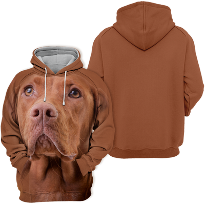 Unisex Honden Hoodie | Vizsla Hungarian Adorable