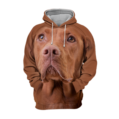 Unisex Honden Hoodie | Vizsla Hungarian Adorable