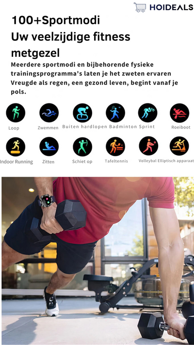 AI Medische Diagnose Smart Horloge - 2024 Nieuw Bloed Lipiden Urinezuur Bloedglucose horloge - ECG + PPG Fitness Tracker