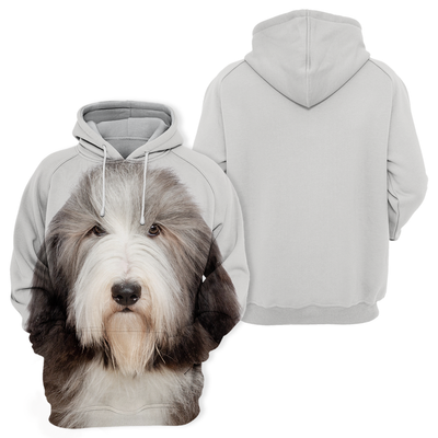 Unisex Honden Hoodie | Bearded Collie Dog