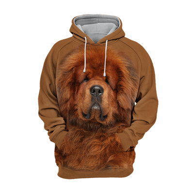 Unisex Honden Hoodie | Tibetaanse Mastiff Red