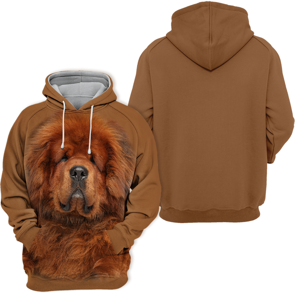 Unisex Honden Hoodie | Tibetaanse Mastiff Red