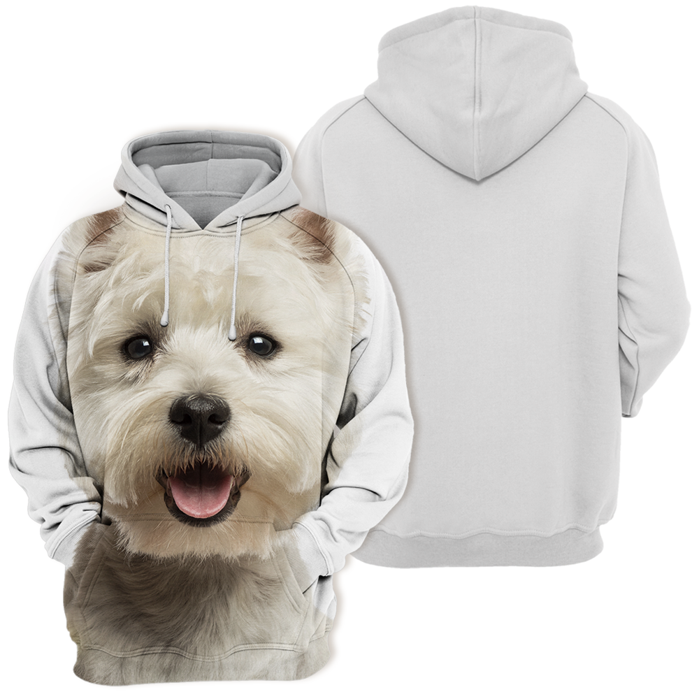 Unisex Honden Hoodie | West Highland Terrier Westie Smile