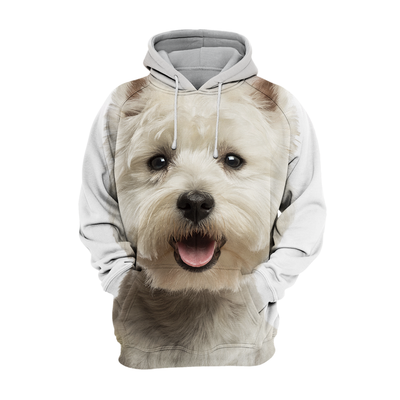 Unisex Honden Hoodie | West Highland Terrier Westie Smile