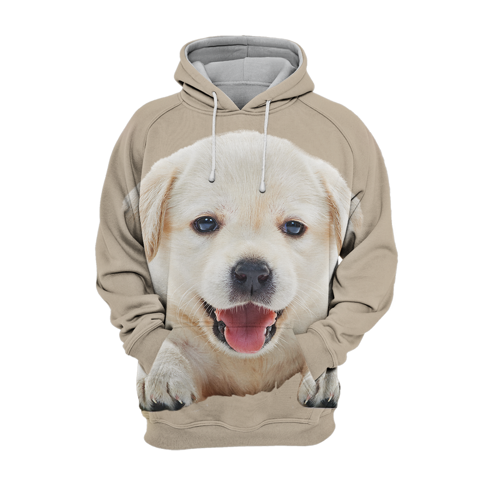 Unisex Honden Hoodie | Labrador Retriever Puppy