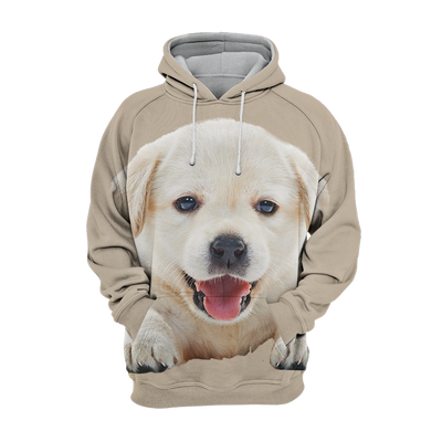 Unisex Honden Hoodie | Labrador Retriever Puppy