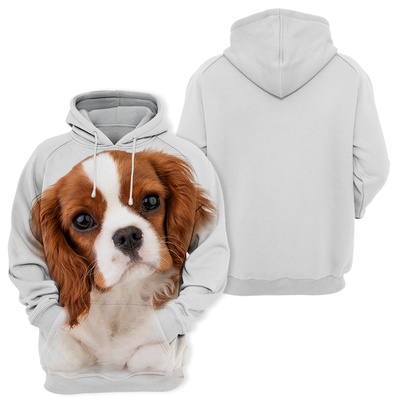 Unisex Honden Hoodie | Cavalier King Charles Spaniel Puppy