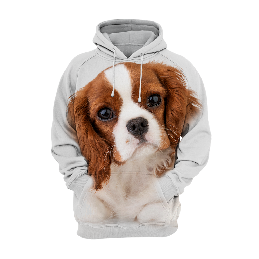 Unisex Honden Hoodie | Cavalier King Charles Spaniel Puppy