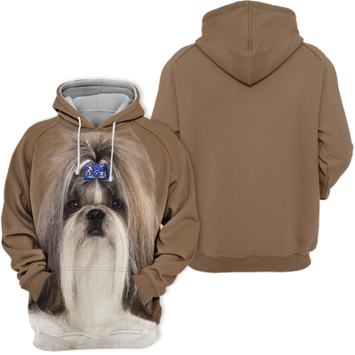 Unisex Honden Hoodie | Shih Tzu Quiet