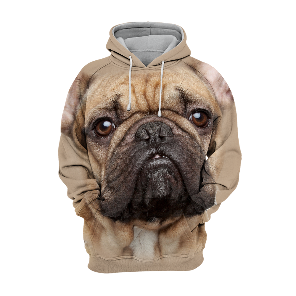 Unisex Honden Hoodie | French Bulldog