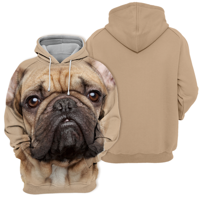 Unisex Honden Hoodie | French Bulldog