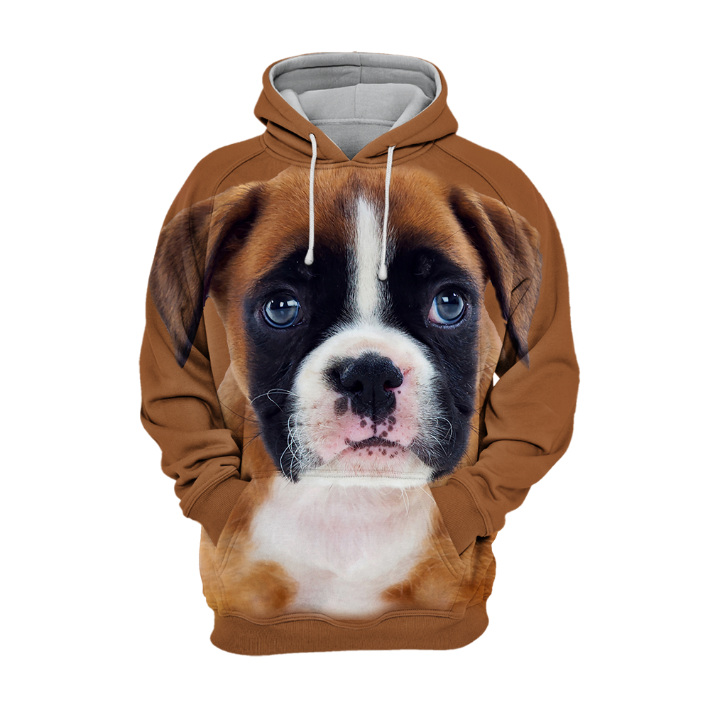 Unisex Honden Hoodie | Boxer Puppy Beautiful