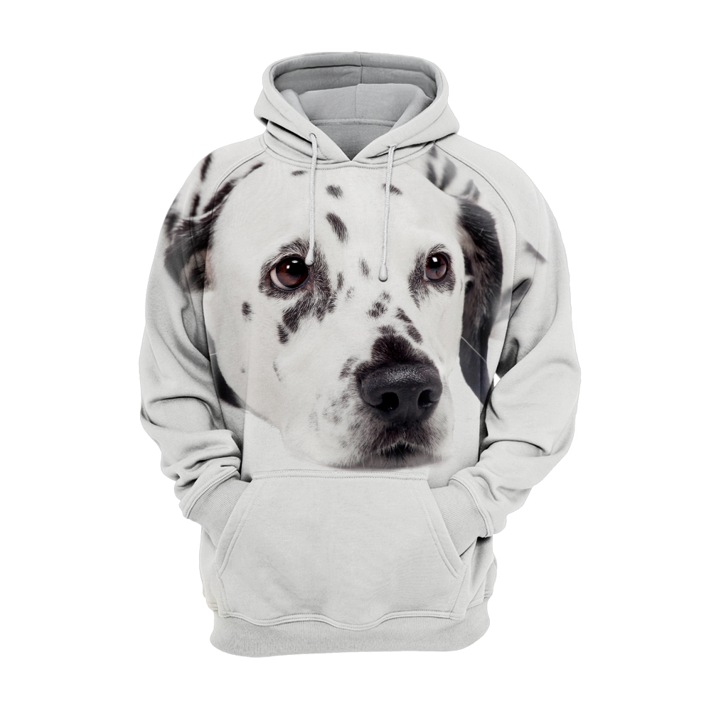 Unisex Honden Hoodie | Dalmatian Quiet