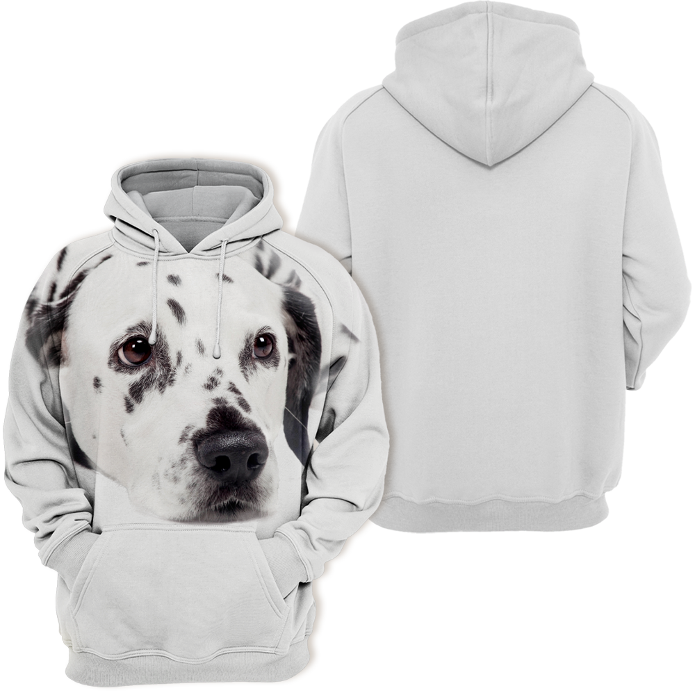 Unisex Honden Hoodie | Dalmatian Quiet