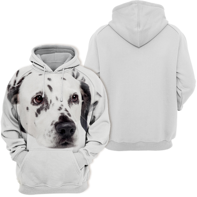 Unisex Honden Hoodie | Dalmatian Quiet