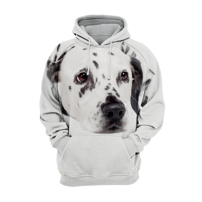 Unisex Honden Hoodie | Dalmatian Quiet