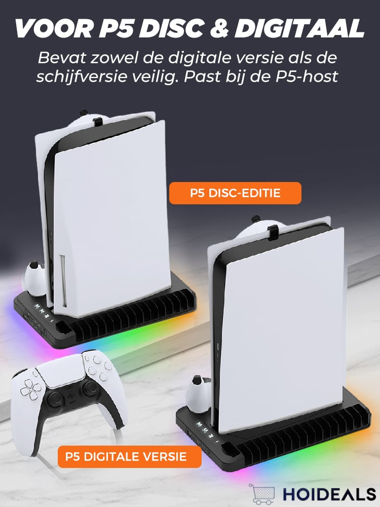 Voor dubbele PS5-controller