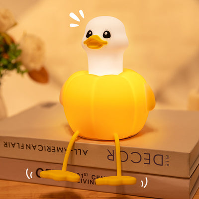 Pumpkin Duck Night Light Colorful Sleep Gift