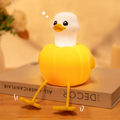 Pumpkin Duck Night Light Colorful Sleep Gift