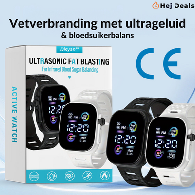 DiSyan™ Ultrasone vetverbranding en infrarood glucosemonitoring watch👨‍⚕️ (afscherming tegen nucleaire straling)