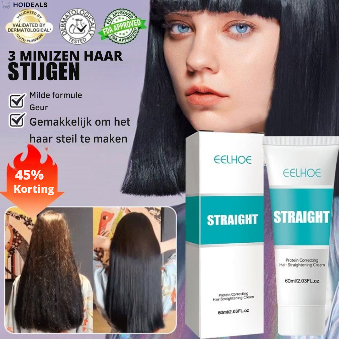 ⏳Beperkte tijd 50% korting💥2025 New Upgrade Keratin Treatment Hair Smoothing Cream