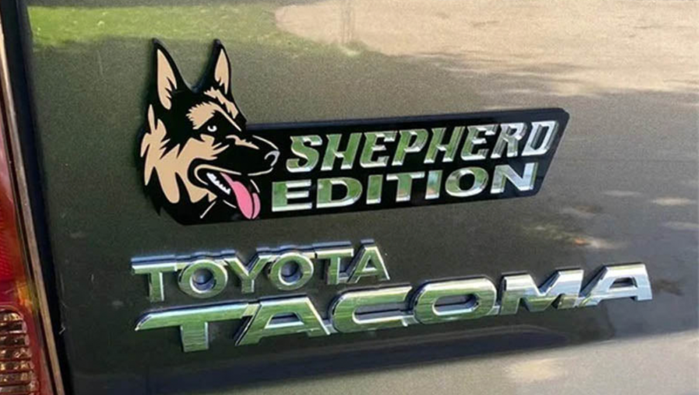 German Shepherd Auto Badge Autoembleem