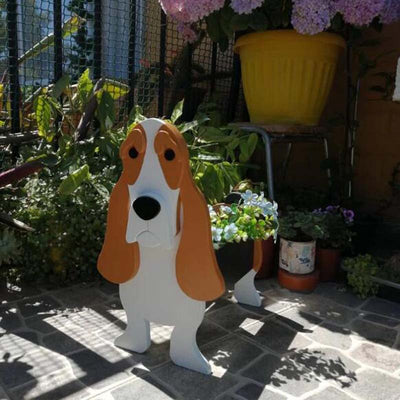 Basset Hound Planter