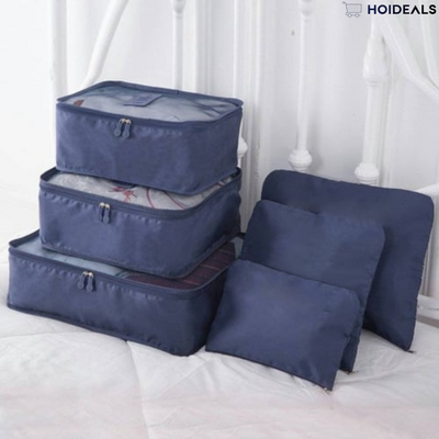 ✈6 stuks draagbare bagage inpakblokjes🧳