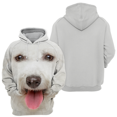 Unisex Honden Hoodie | Bichon Maltezere Frise