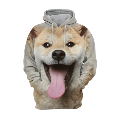 Unisex Honden Hoodie | Shiba Inu Akita Laugh