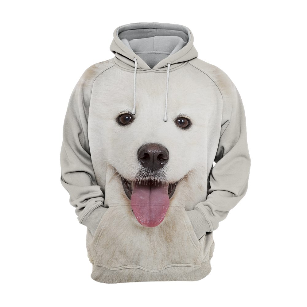 Unisex Honden Hoodie | Samojeed Happy