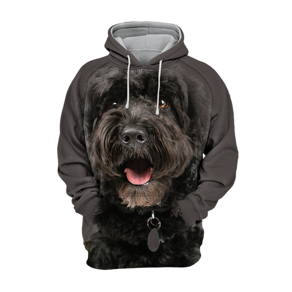 Unisex Honden Hoodie | Cockapoo Zwart