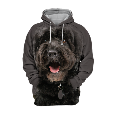 Unisex Honden Hoodie | Cockapoo Zwart