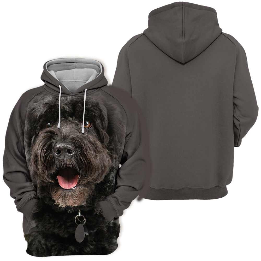 Unisex Honden Hoodie | Cockapoo Zwart