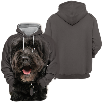 Unisex Honden Hoodie | Cockapoo Zwart