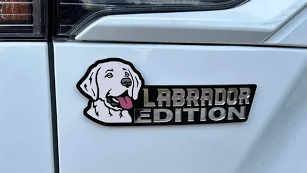 Labrador Auto Badge Autoembleem