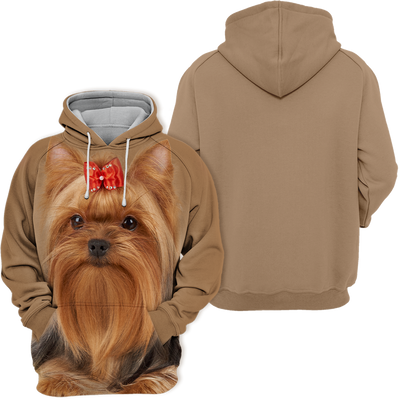 Unisex Honden Hoodie | Yorkshire Terrier Yorkie Adorable