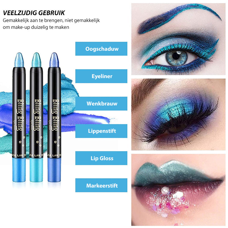 Waterdichte oogschaduw potlood eyeliner (1+2 GRATIS!)