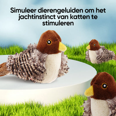 Gesimuleerde tjilpende vogel