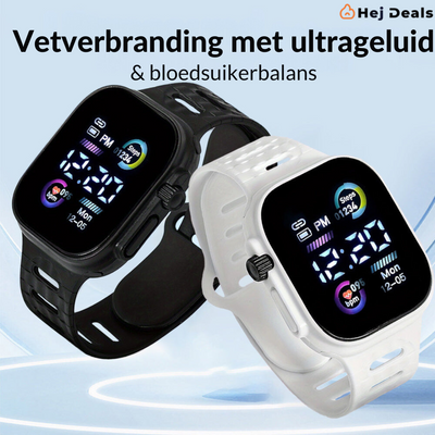 DiSyan™ Ultrasone vetverbranding en infrarood glucosemonitoring watch👨‍⚕️ (afscherming tegen nucleaire straling)