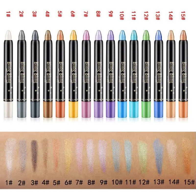 Waterdichte oogschaduw potlood eyeliner (1+2 GRATIS!)