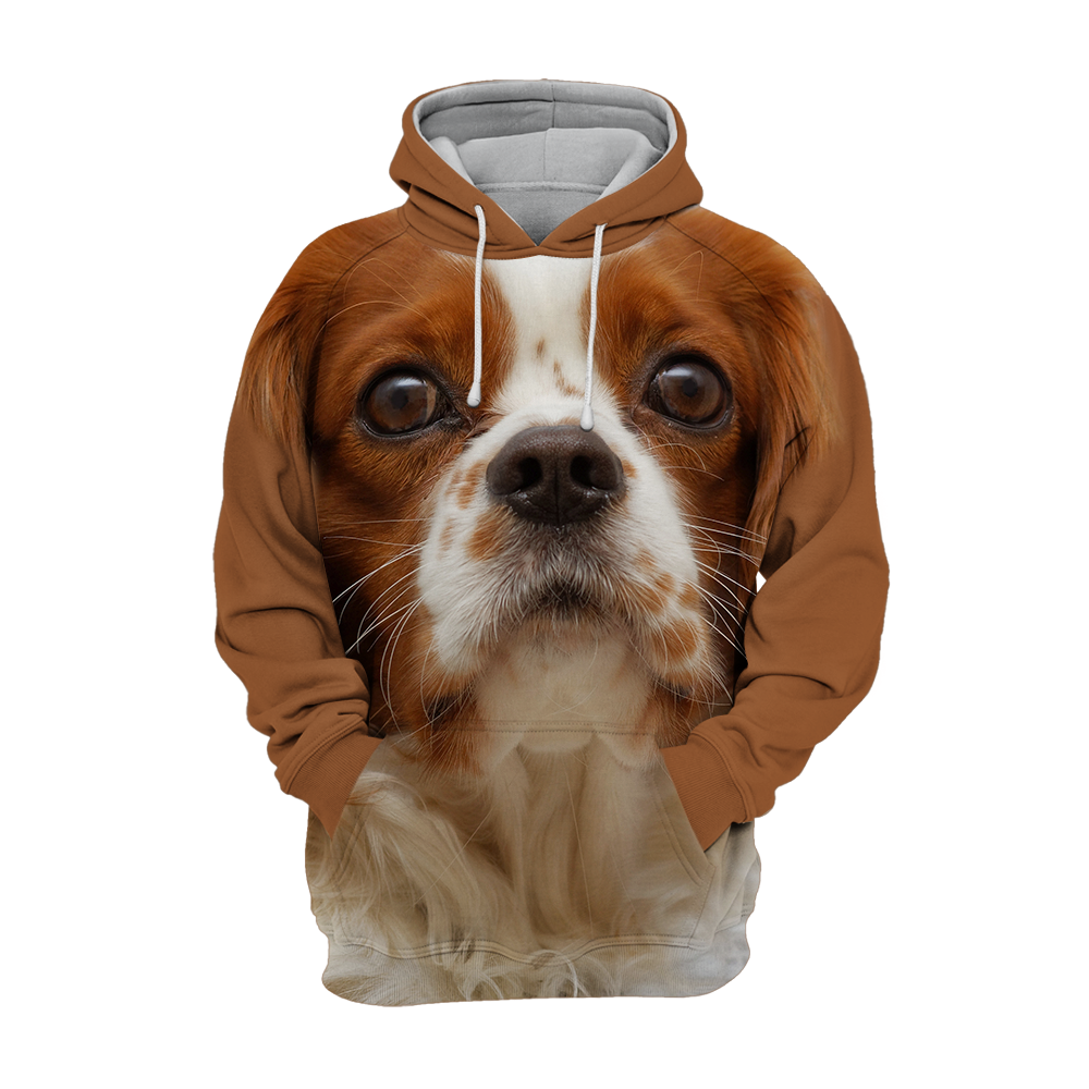 Unisex Honden Hoodie | King Charles Spaniel English Toy