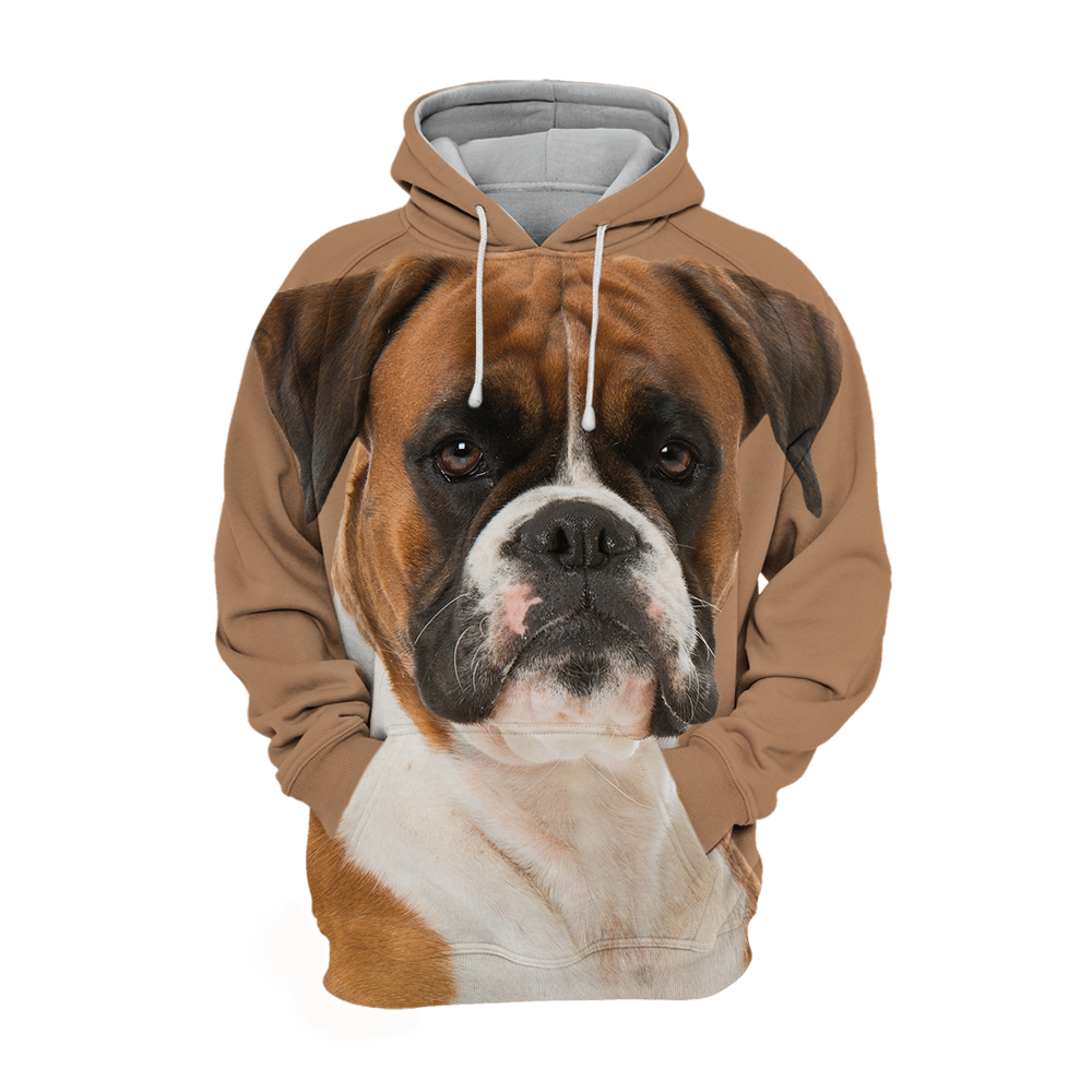 Unisex Honden Hoodie | Boxer Quiet