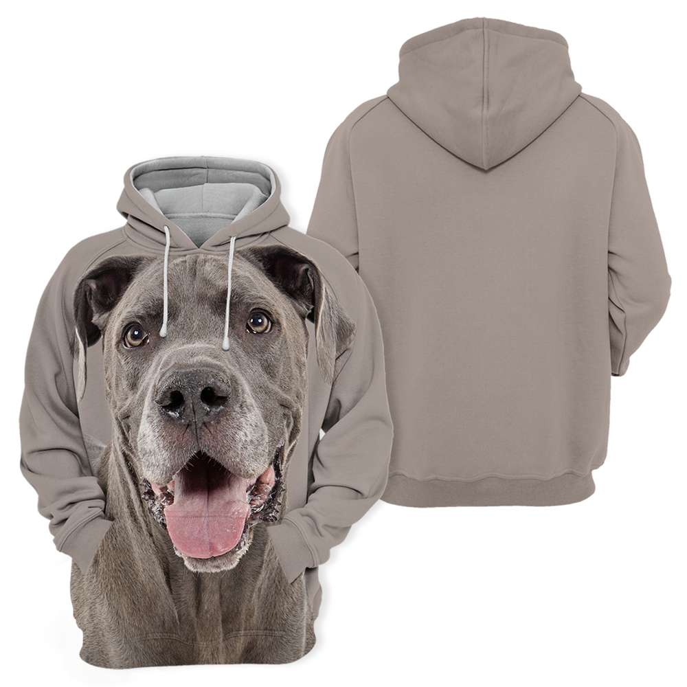 Unisex Honden Hoodie | Great Dane Happy