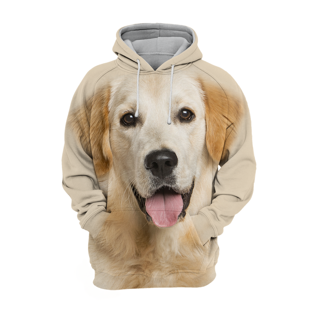 Unisex Honden Hoodie | Golden Retriever Lovely