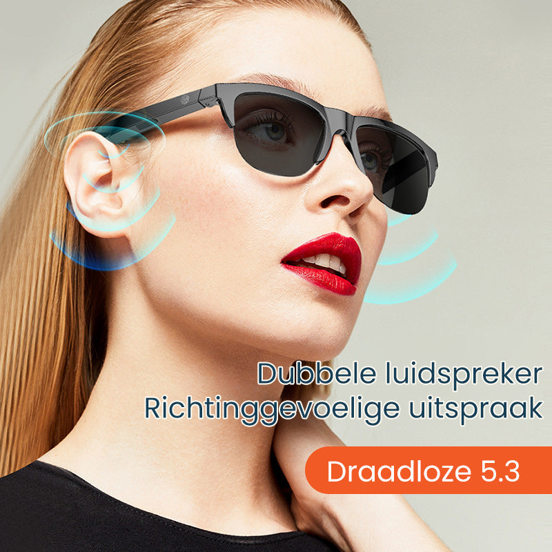 🌟Uitverkoop 1+1 GRATIS! 2024 Bluetooth Zonnebril – Stijlvol en Slim! 😎📱